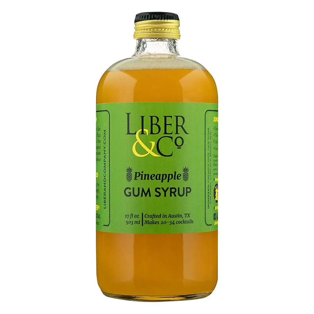 Pineapple Gum Syrup: 17oz - Image #1