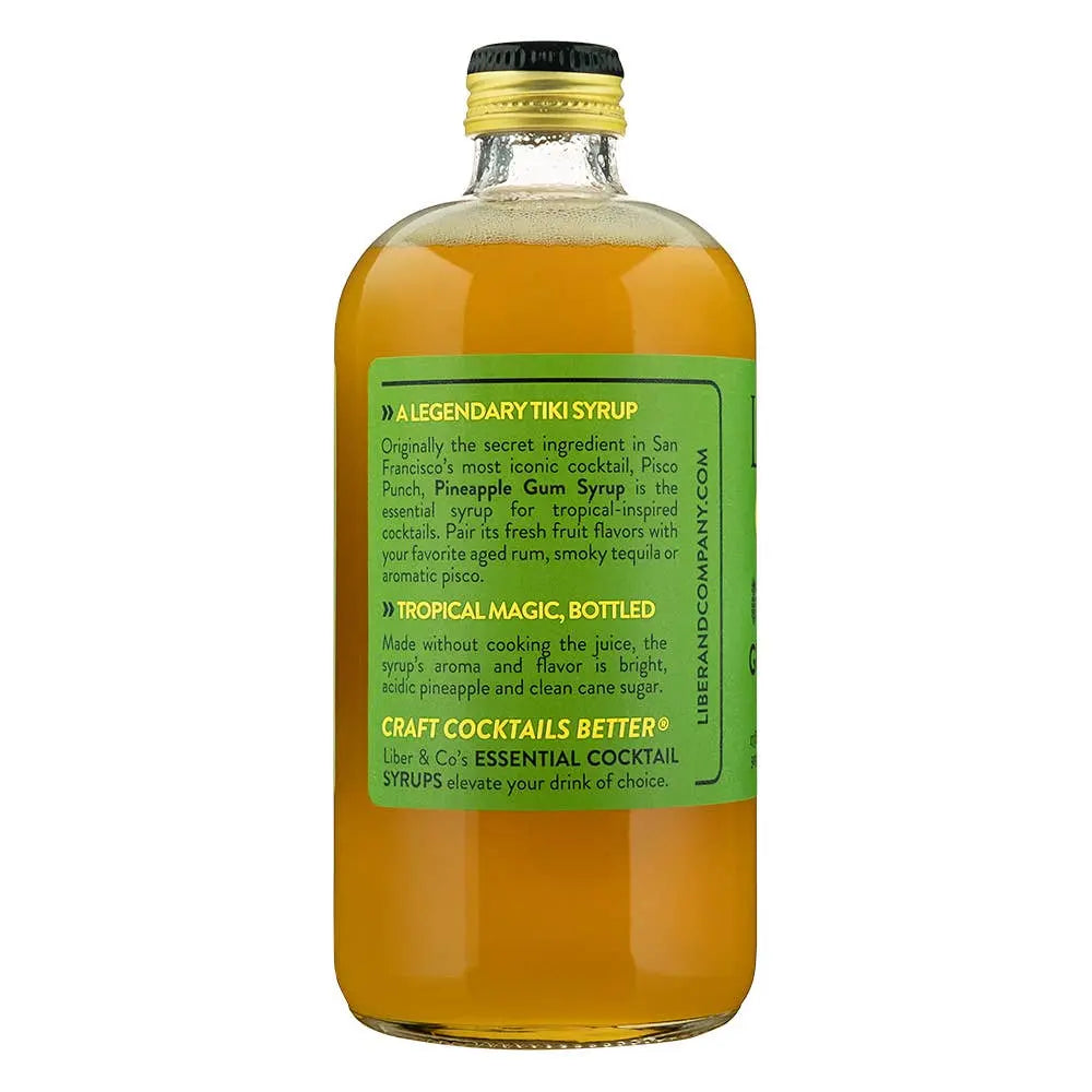 Pineapple Gum Syrup: 17oz - Image #3